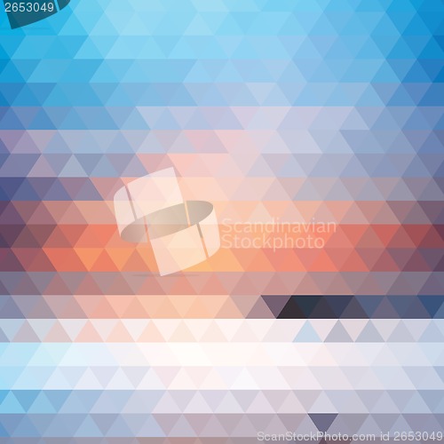 Image of Abstract geometric background of the triangles