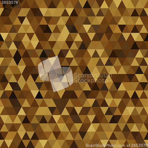 Image of triangle imitation gold