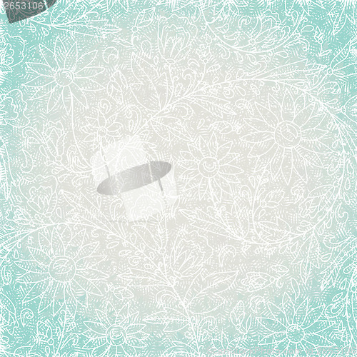 Image of abstract  texture with a floral circuit