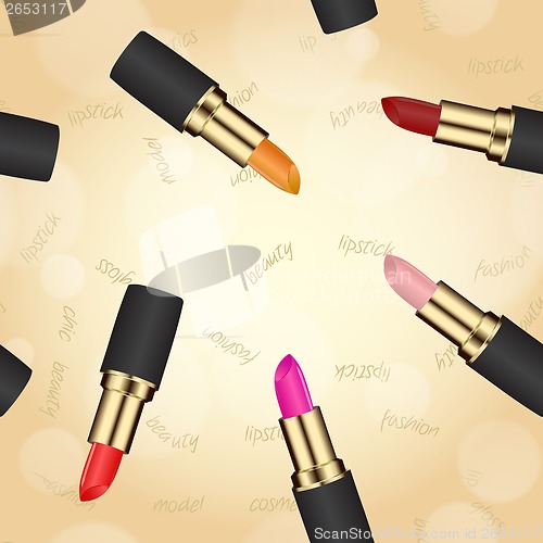 Image of lipstick texture seamless