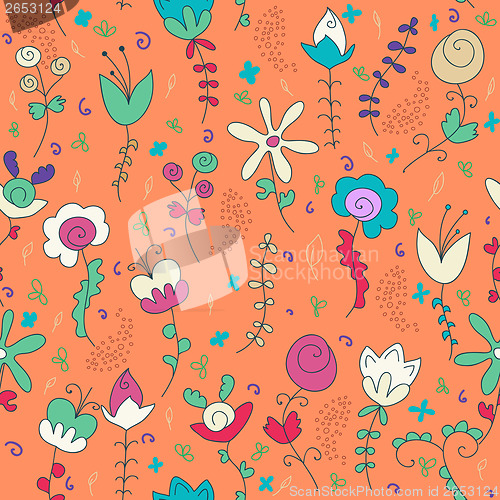Image of background of flower and plant