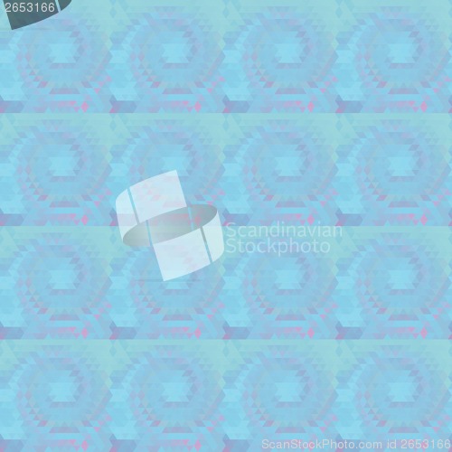 Image of background with triangles. illusion vortex curl