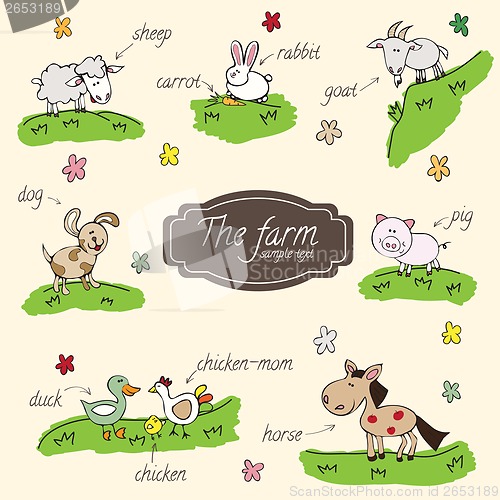 Image of farm animals
