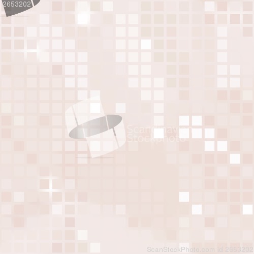 Image of pale pink background of small squares