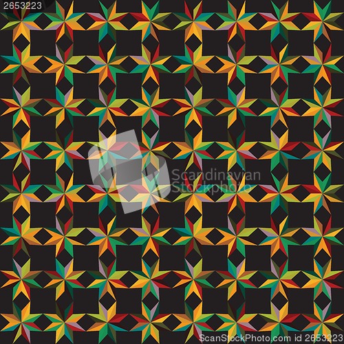 Image of abstract background from the colored shapes