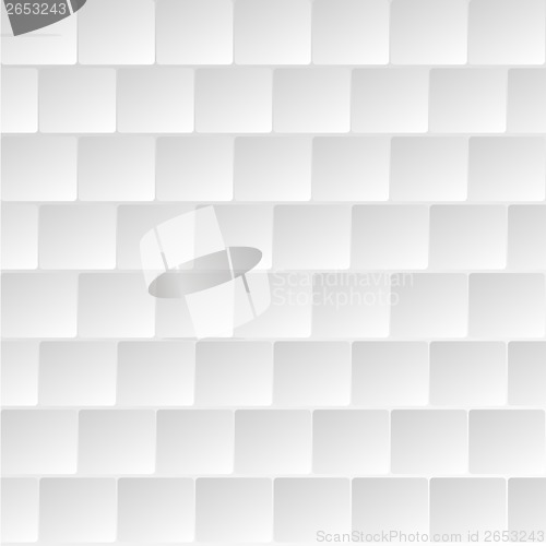 Image of white seamless geometric pattern with rectangle