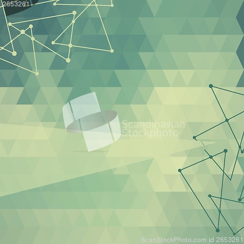 Image of Abstract background of triangles triangular