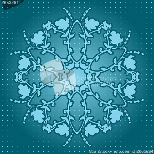 Image of bright floral background. swirl and curve