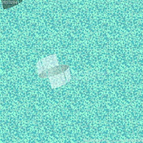 Image of seamless texture with stripes and abstract plants