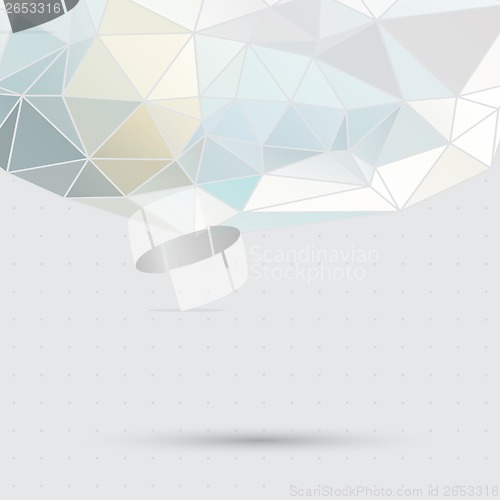 Image of Vector abstract background of the triangle