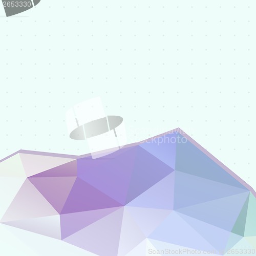 Image of Abstract background of triangles and points