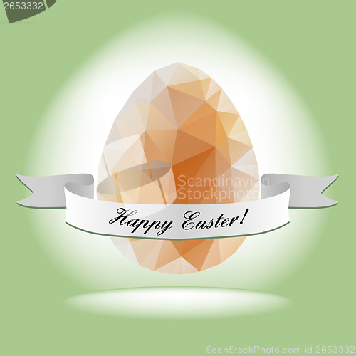 Image of  egg in the style of crystal for Easter