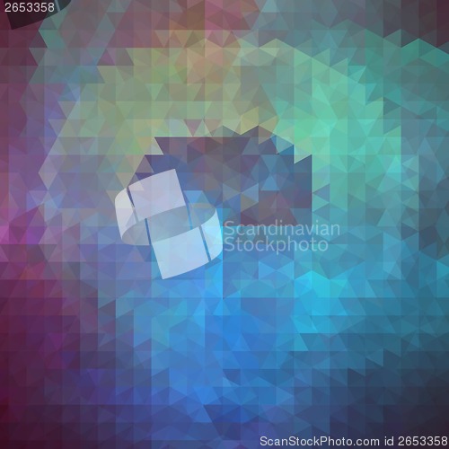 Image of Abstract background of the triangles