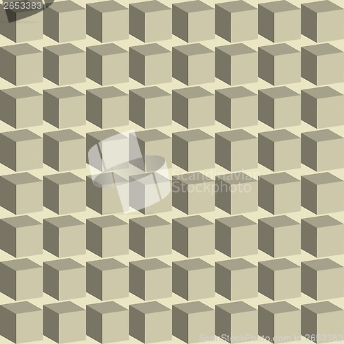 Image of Geometric abstract background of cubes