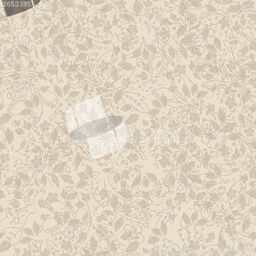Image of neutral floral background. swirl and curve