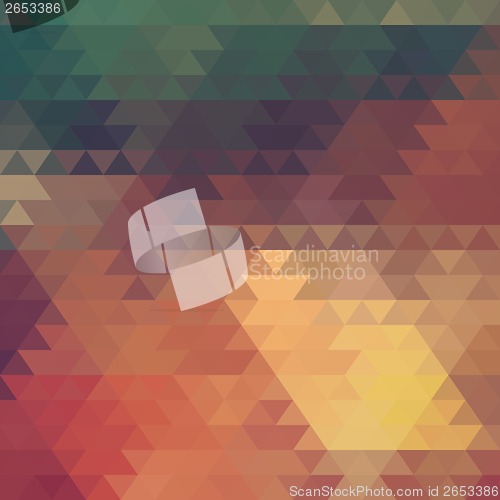 Image of Abstract geometric background of the triangles