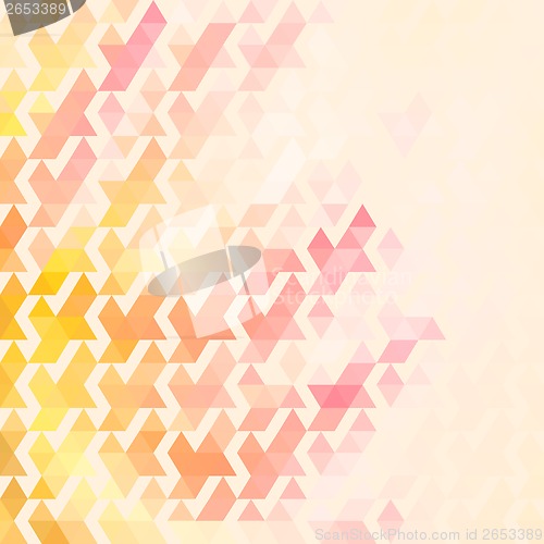 Image of abstract background of the triangles