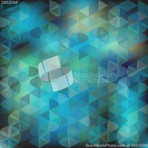 Image of background triangles from