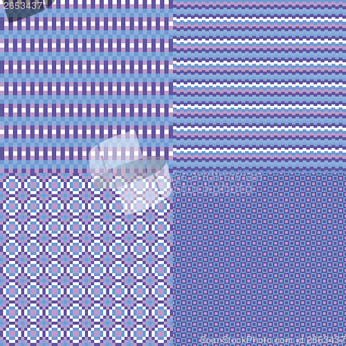 Image of abstract pixel background of small squares