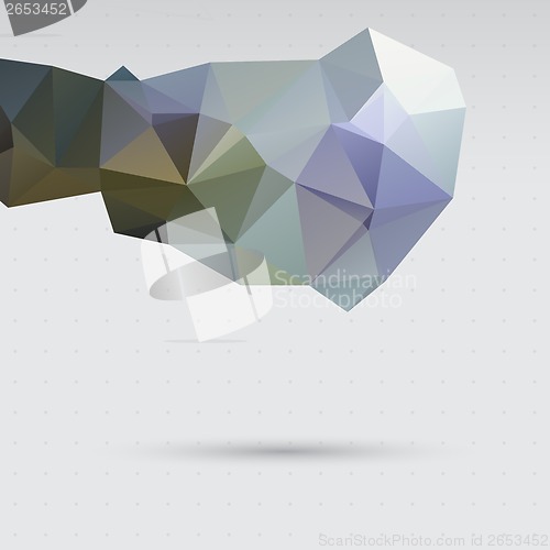 Image of Vector abstract background of the triangle