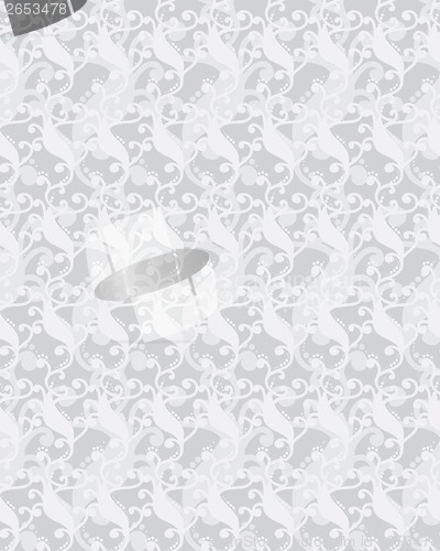 Image of neutral floral background. swirl and curve