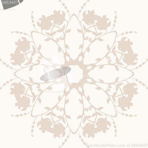 Image of neutral floral background. swirl and curve