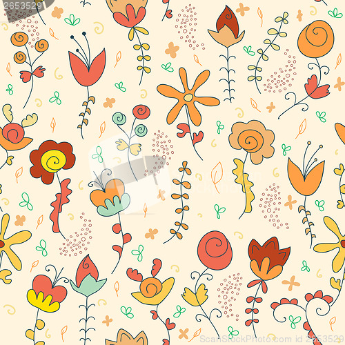 Image of background of flower and plant