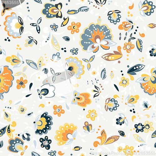 Image of flower rich abstract background