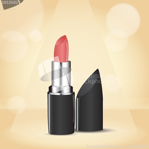 Image of pink lipstick