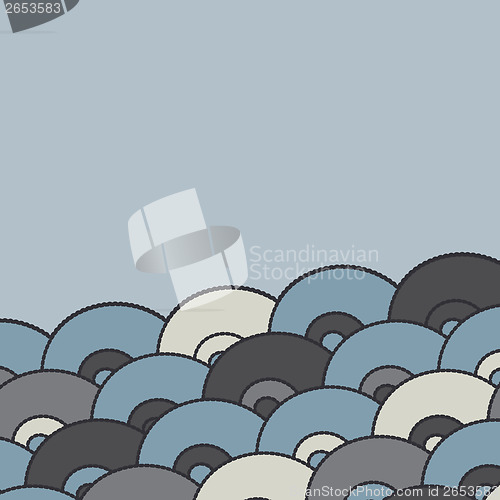 Image of abstract background circles and dots