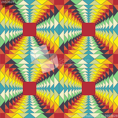 Image of geometric pattern. fractal illusion.
