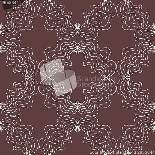 Image of brown background of point pattern