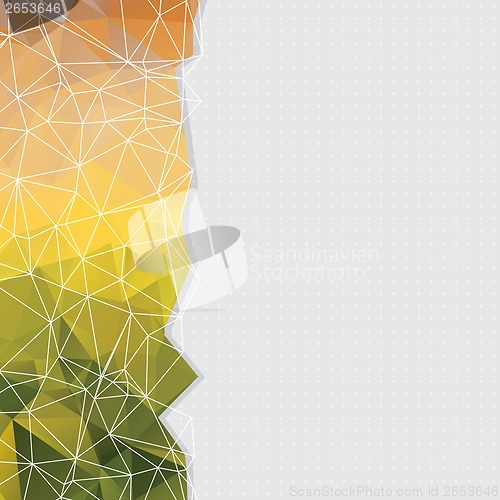 Image of Vector abstract background of the triangle