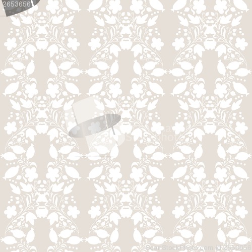 Image of neutral floral background. swirl and curve