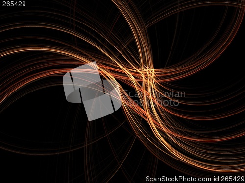 Image of 3D abstract light rays