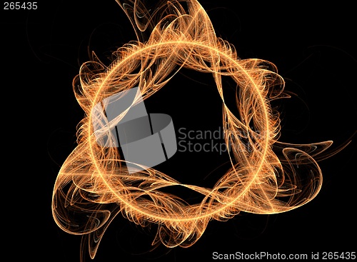 Image of Magic fire flame - fantasy 3D art