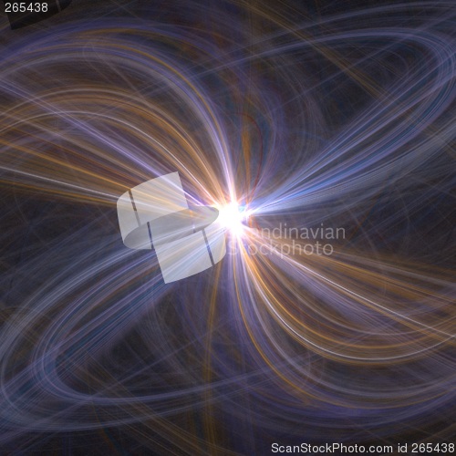 Image of Beautiful motion rays background