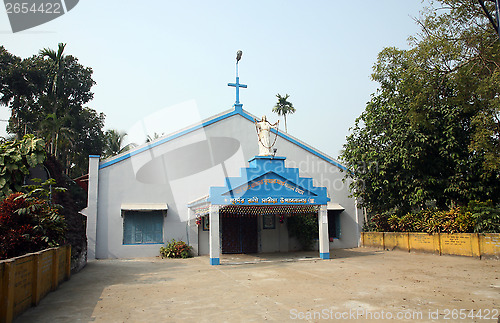 Image of The Catholic Church in Kumrokhali, West Bengal, India