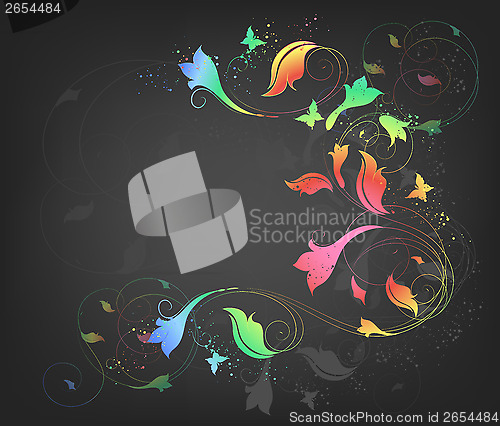 Image of Background With Butterflies