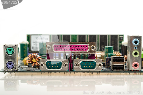 Image of computer motherboard