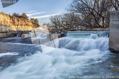Image of river diversion dam in Colorado