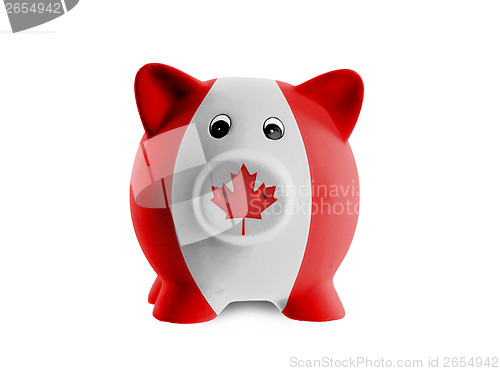 Image of Unique pink ceramic piggy bank