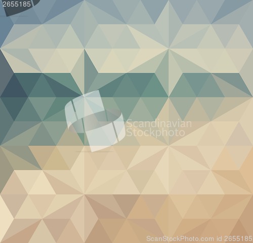 Image of Retro triangle background