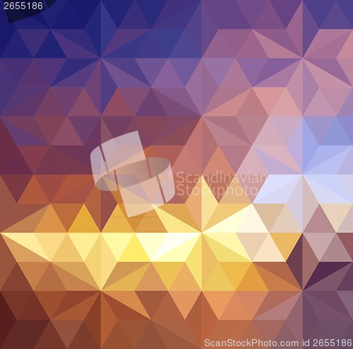 Image of Retro triangle background