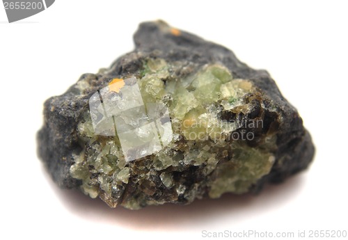 Image of natural olivine mineral 