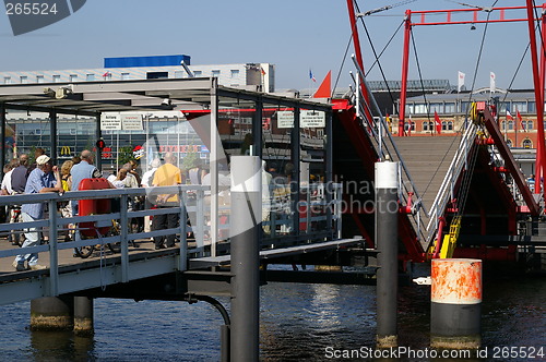 Image of Open bridge in Kiel in Germany