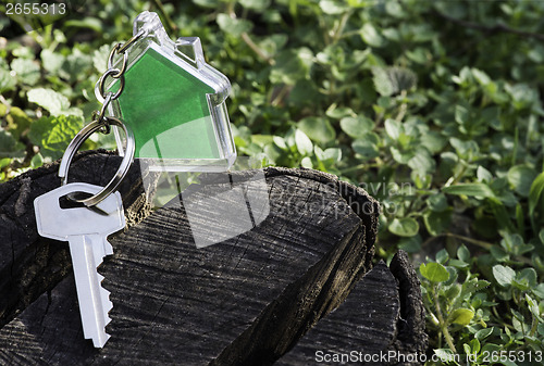 Image of Keychain in a shape of house