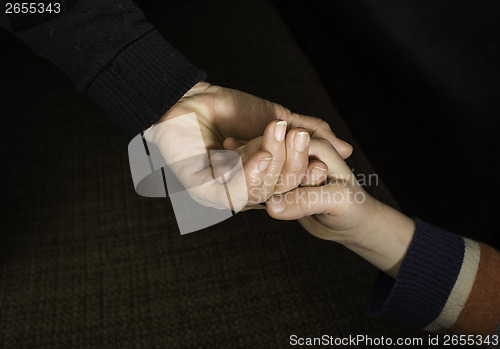 Image of Two hands caught