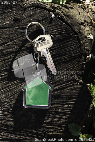 Image of Keychain in a shape of house