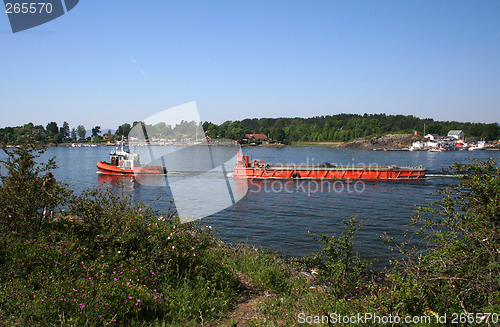 Image of Tug Boat at Work